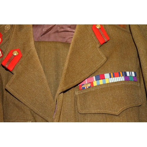 790 - Uniform of Brigadier Cornelius Joseph Tobin CBE of the 3rd/2nd Punjab Regiment Indian Army Ordnance ... 