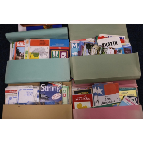 437 - Large collection of bus, trains and shipping themed postcards held in numerous albums and loose, als... 