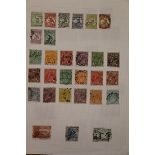 516 - Stamp collection held across multiple albums, 19th and 20th century used, countries including MALAYA... 