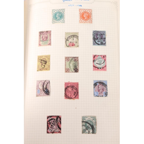 527 - GREAT BRITAIN GB stamp collection held in one 'The Movaleaf Illustrated Album' including Queen Victo... 