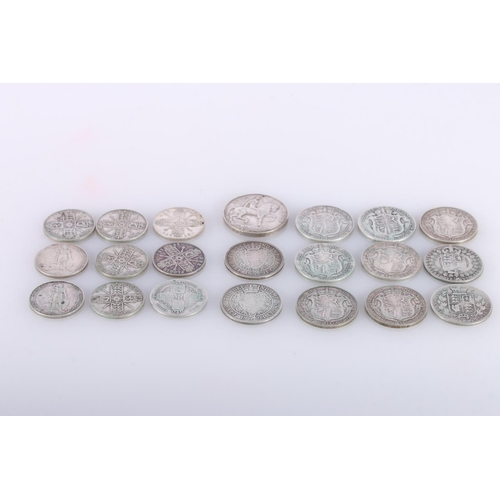 664 - UNITED KINGDOM pre 1920 silver coinage from circulation to include half crowns 1892, 1893, 1894, 190... 