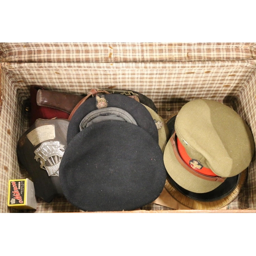 791 - Military hats belonging to Brigadier Cornelius Joseph Tobin CBE of the 3rd/2nd Punjab Regiment India... 