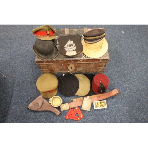 791 - Military hats belonging to Brigadier Cornelius Joseph Tobin CBE of the 3rd/2nd Punjab Regiment India... 