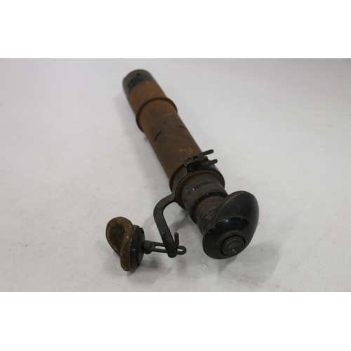 878 - Carl Zeiss Jena Nedinsco Venlo 1-20x 12.5-2.5 degrees telescope with Greek character markings, 50cm ... 