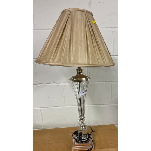 515 - Two table lamps & shades