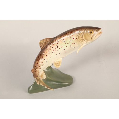 142 - Beswick model of a trout '2087'.