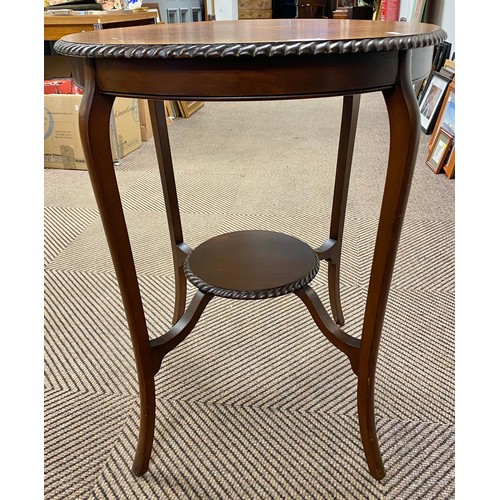 466 - Mahogany circular window table