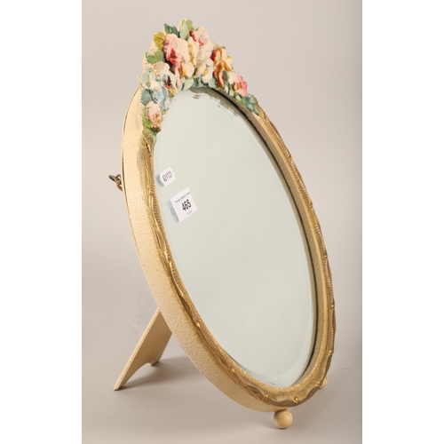 465 - Barbola dressing mirror