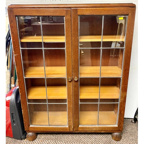 428 - Glazed bookcase