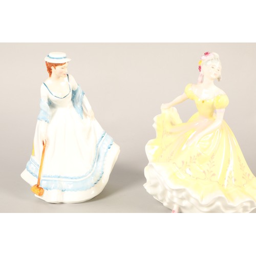 162 - Two Royal Doulton figures, 'Summertime' & 'Ninette' (2).