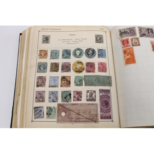 539 - Stamp collection held in two albums, the Strand album with 19th and 20th century used including GB p... 