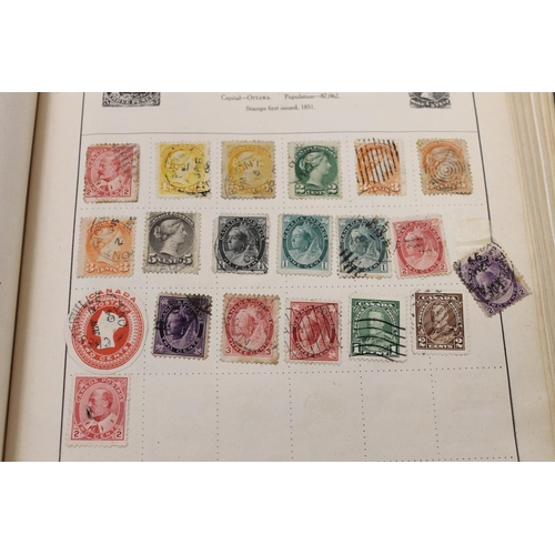 539 - Stamp collection held in two albums, the Strand album with 19th and 20th century used including GB p... 