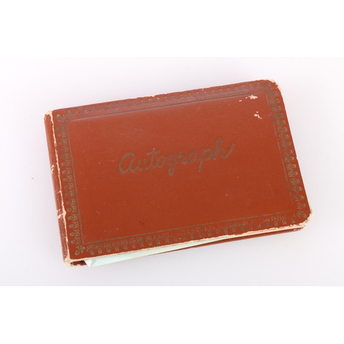 448 - Autograph album collected by Nicola Mearns of Invergowrie with autographs including Rudyard Kipling ... 