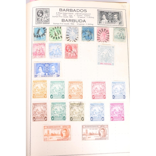 531 - Stamp collection held in two albums, the Movaleaf Illustrated Stamp Album with 19th century and 20th... 