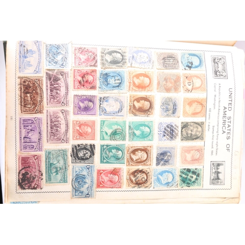 531 - Stamp collection held in two albums, the Movaleaf Illustrated Stamp Album with 19th century and 20th... 