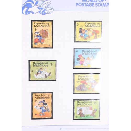 542 - Stamp collection held in multiple albums including an album of CHRISTMAS ISLAND mint stamps, a Disne... 