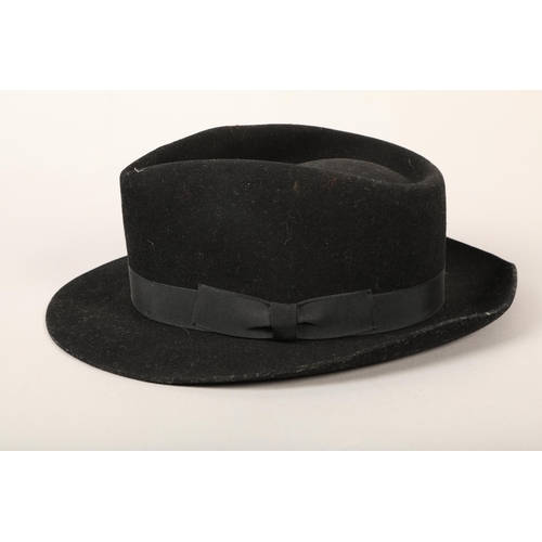 323 - Two men's fedoras & bowler hat.