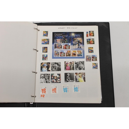 537 - GREAT BRITISH GB album of mint stamps and presentation packs, estimated usable FV~£900, also e... 