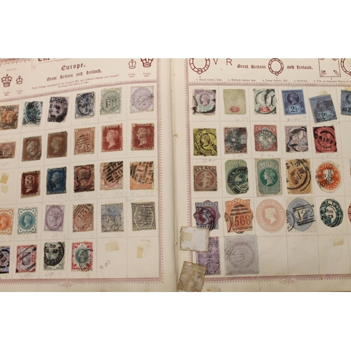 538 - An extensive stamp collection held across numerous albums to include The Empire Postage Stamp Album ... 