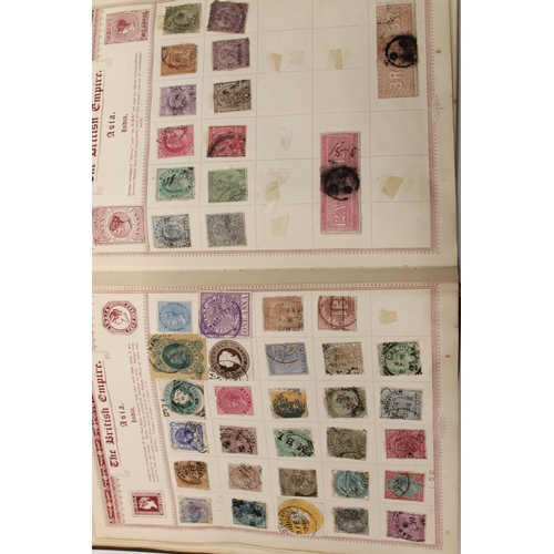 538 - An extensive stamp collection held across numerous albums to include The Empire Postage Stamp Album ... 