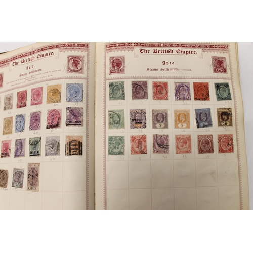 538 - An extensive stamp collection held across numerous albums to include The Empire Postage Stamp Album ... 