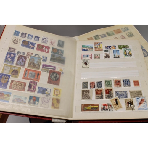 551 - Extensive well ordered stamp collection held across 15 albums, mostly 20th century used stamps, over... 