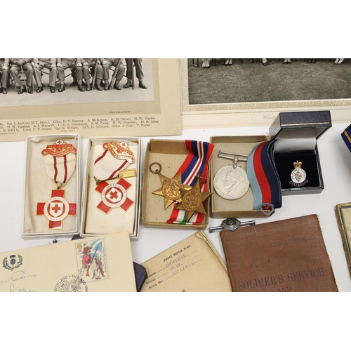 794 - British Red Cross Society medals and ephemera of Elsie E Hardie of Galashiels to include two profici... 