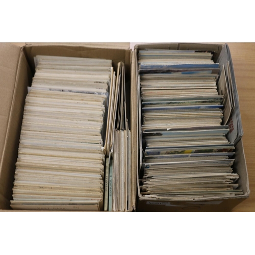 438 - Two boxes containing around 1400 postcards, most of Scottish topographical interest including Lochs,... 