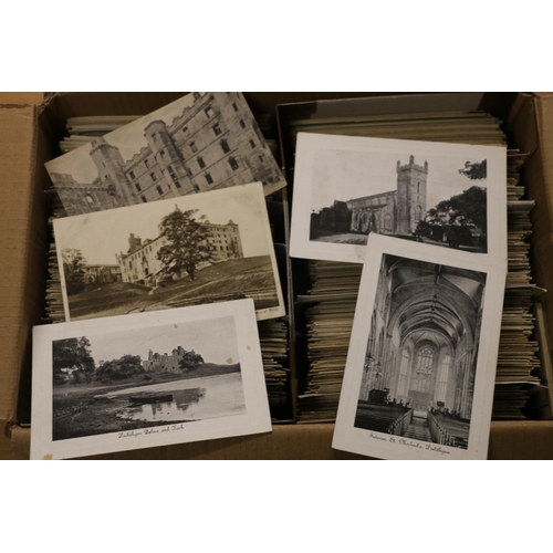 439 - Box containing around 1000 postcards, most of Scottish topographical interest sorted by county inclu... 