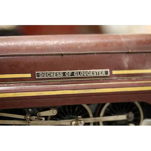 106 - Bassett Lowke O gauge model railway, an electric three rail 4-6-2 Duchess of Gloucester tender locom... 