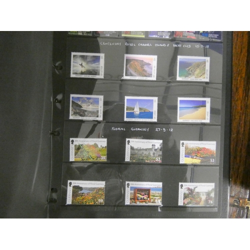 39 - Channel Islands stamp album mainly Guernsey and to include commemorative issues.