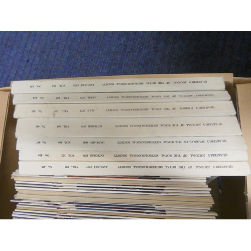 473 - Box of meteorological study books.