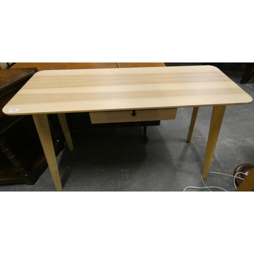 503 - Modern pine Ikea hall table with drawer