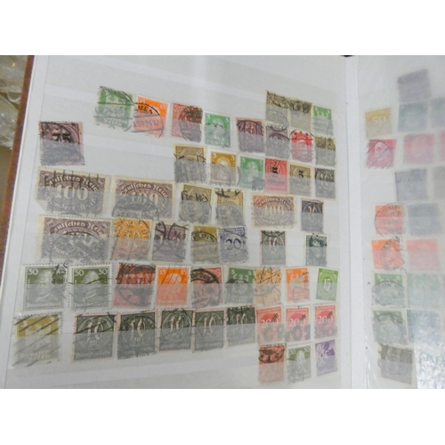 52 - Various European stamp albums including Germany, Czech, Belgium etc