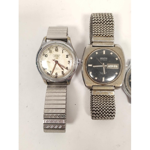 101 - Three watches comprising of a Timex Water resistant manual wind divers style watch circa 1960s/70s, ... 