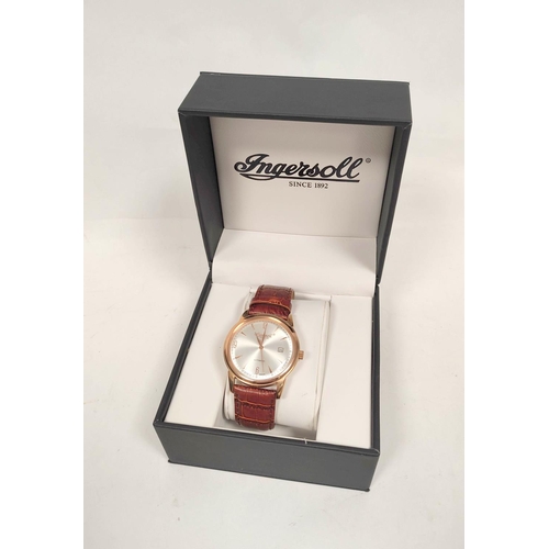 99 - Ingersoll 40mm automatic 21 jewel wristwatch complete with box.