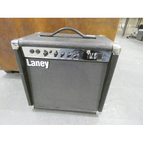 133 - Laney LC15 guitar amplifier with black tolex finish, serial number KGA1419, made in the UK