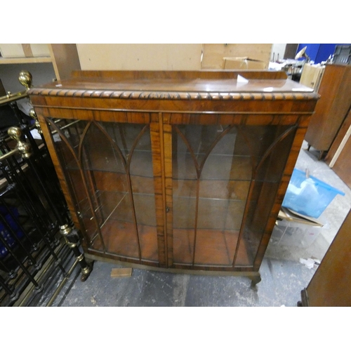 409 - Vintage glazed display cabinet.