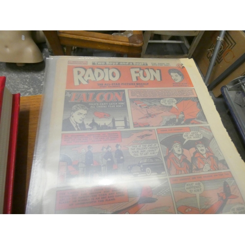 71 - Album of Radio Fun vintage comics.