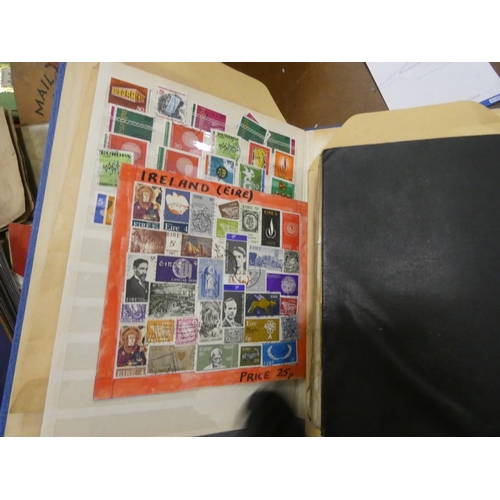 218 - Two albums of various stamps to include Channel Islands.