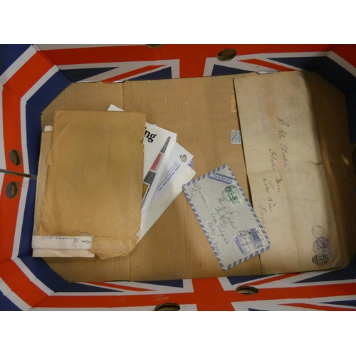 220 - Large box of various world stamps.