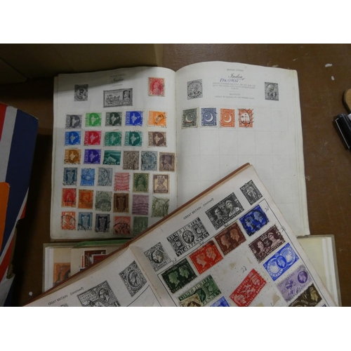 220 - Large box of various world stamps.