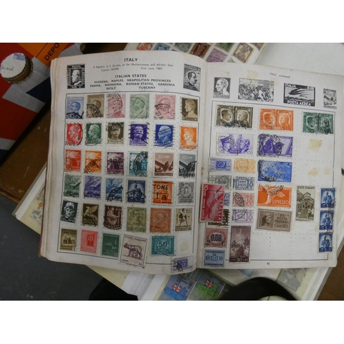 220 - Large box of various world stamps.