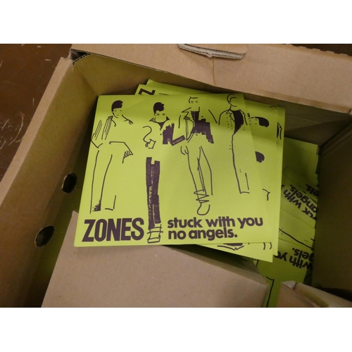 221 - Zones Stuck With You No Angels, two boxes of singles.