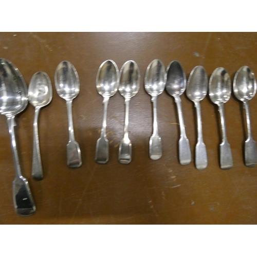 234 - Box of silver flatware.