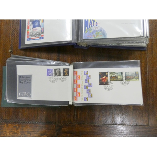 294 - Two albums of vintage first day covers.