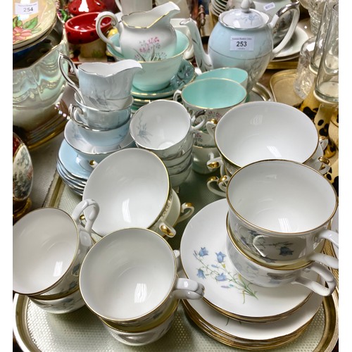 253 - Assorted teaware to include Sadler, Tuscan, Royal Grafton, etc