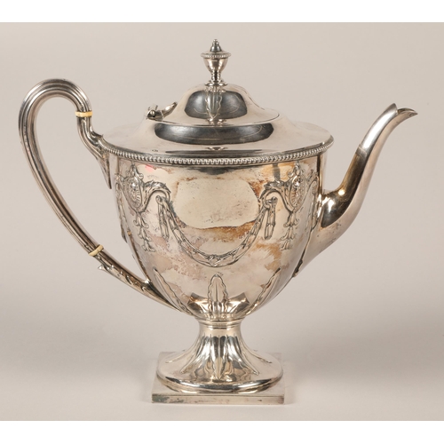 158 - Silver plated coffee pot