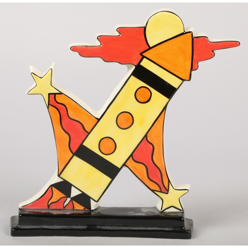 162 - Lorna Bailey 'ROCKET', Limited edition 91/250 19.5 cm high.