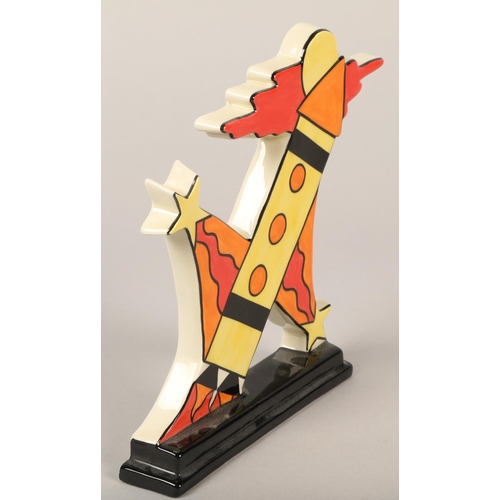 162 - Lorna Bailey 'ROCKET', Limited edition 91/250 19.5 cm high.